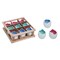 Transpac Ceramic Multicolor Easter Cracked Egg Planters Set of 9 - Decorative Mini Planters, 6.77in, Hand Wash, Spring Decor